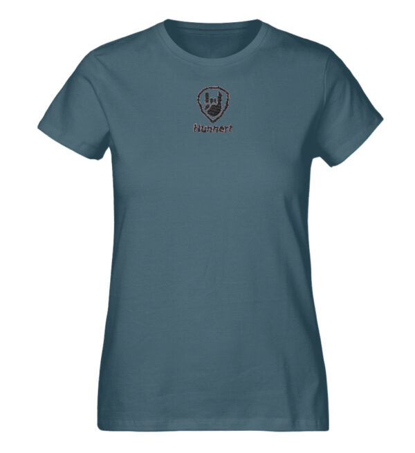 Hunnert Frauen Icon Passion T-Shirt - Damen Premium Organic Shirt mit Stick-6895