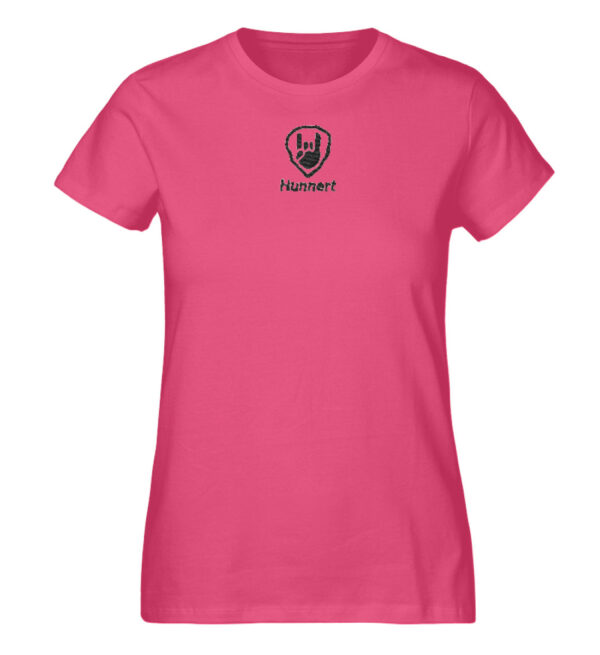 Hunnert Frauen Icon Passion T-Shirt - Damen Premium Organic Shirt mit Stick-6930