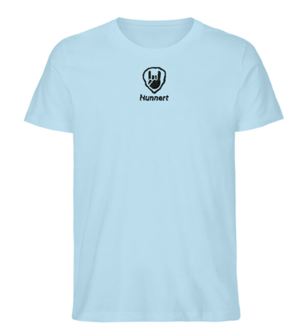 Hunnert Männer Icon Passion T-Shirt - Herren Organic Melange Shirt-6888