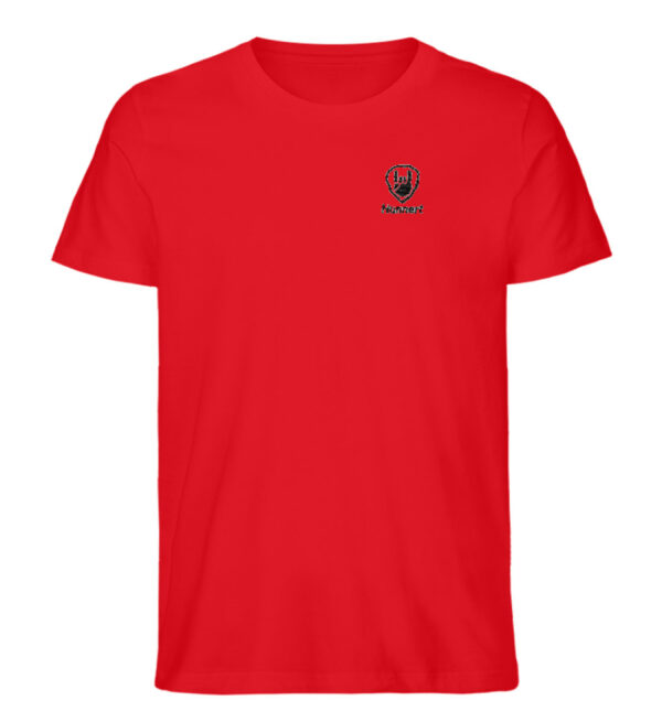 Hunnert Männer Icon Herzschlag T-Shirt - Herren Organic T-Shirt-6882