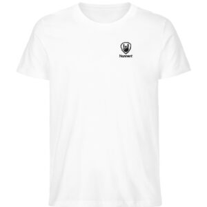 Hunnert Männer Icon Herzschlag T-Shirt - Herren Organic T-Shirt-3