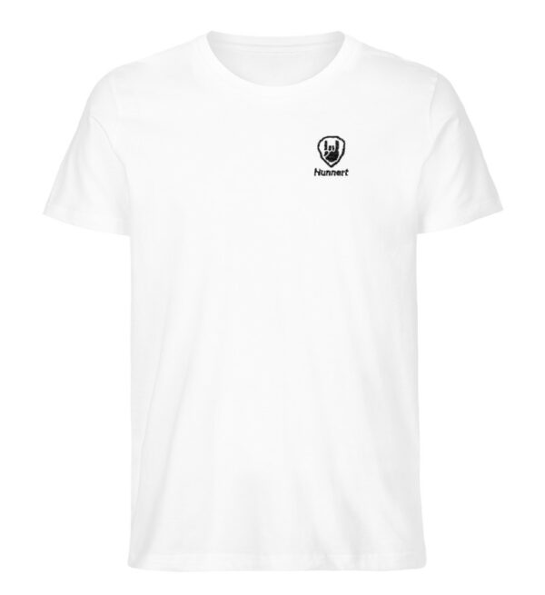 Hunnert Männer Icon Herzschlag T-Shirt - Herren Organic T-Shirt-7217