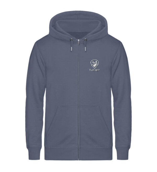 Hunnert Icon Buxthu Hoddie mit Zip - Unisex Organic Hoodie-7158