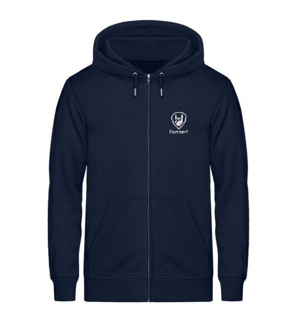 Hunnert Icon Buxthu Hoddie mit Zip - Unisex Organic Hoodie-6887