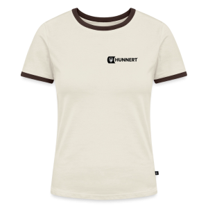 Hunnert Frauen Kontrast T-Shirt (Dark Night)